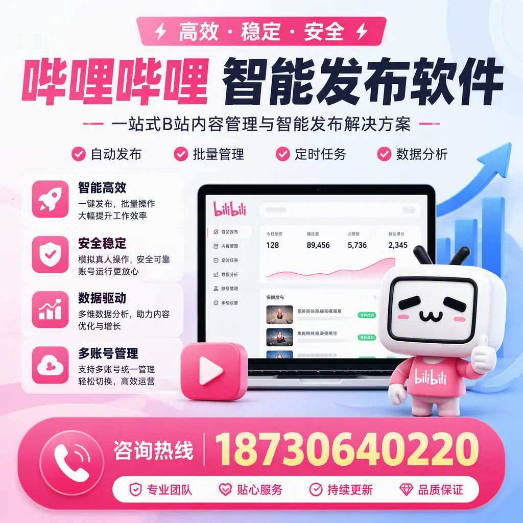 哔哩哔哩智能发布软件适用场景分析：在 重庆城区 的最佳实践