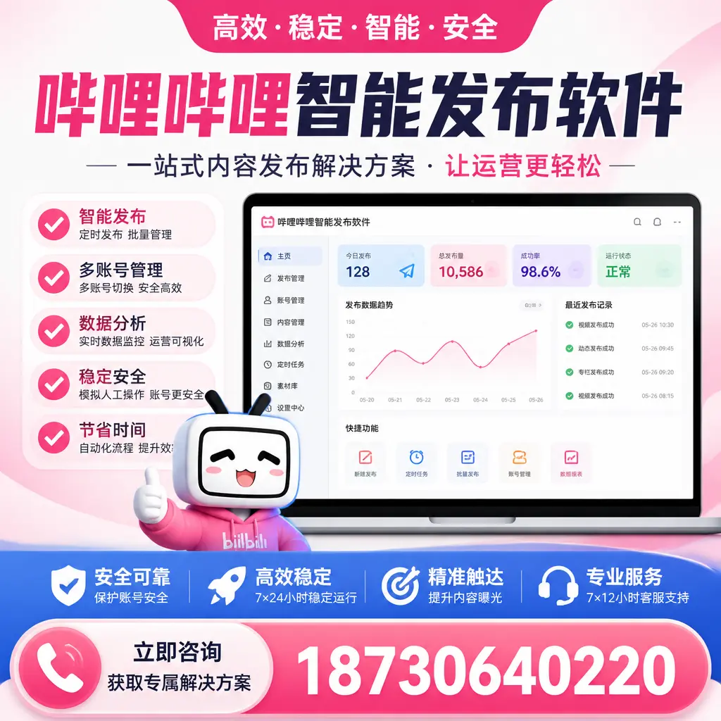 哔哩哔哩智能发布软件选型对比：哪个更适合 重庆城区 的你？